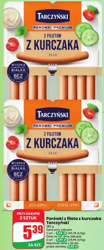 Dino Parówki z filetem z kurczaka Tarczyński oferta