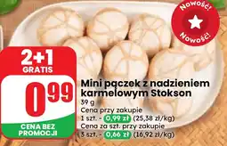 Dino Mini pączek z nadzieniem karmelowym Stokson oferta