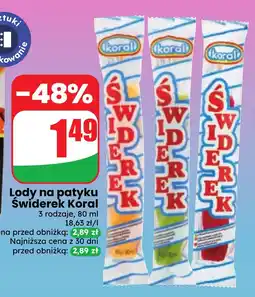 Dino Lody na patyku Świderęk Koral oferta