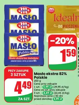Dino Masło ekstra bez dodatków Polskie oferta