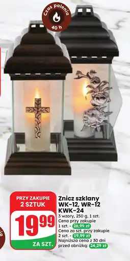 Dino Znicz szklany oferta