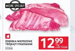 Selgros Żeberka wieprzowe Mięsne Specjały oferta