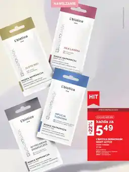 Ziko Dermo Maska naprawcza L'biotica Dermomask Night Active Wypełnienie Zmarszczek oferta