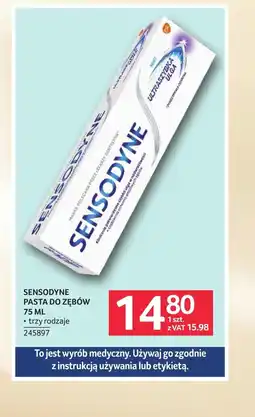 Selgros Pasta do zębów Sensodyne oferta