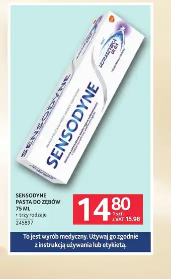 Pasta do zębów Sensodyne