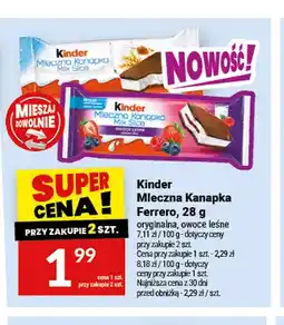 Twój Market Kinder Mleczna Kanapka owoce leśne oferta