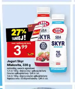 Twój Market Jogurt Skyr Mlekovita owoce ogrodowe oferta