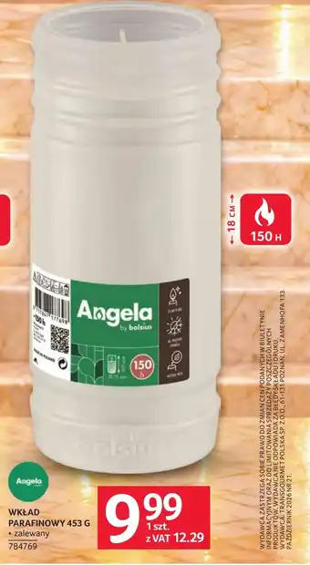 Wkład parafinowy Angela