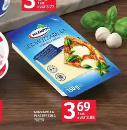 Selgros Mozzarella plastry Mlekpol oferta