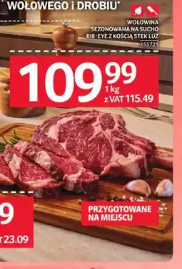 Selgros Wołowina sezonowana na sucho Rib-Eye z kością stek luz oferta