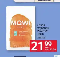 Selgros Łosoś wędzony plastry Mowi oferta