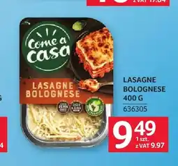 Selgros Lasagne Bolognese Come a Casa oferta