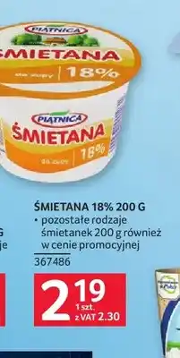 Selgros Śmietana Piątnica 18% oferta