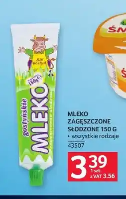 Selgros Mleko zagęszczone słodzone Gostyńskie oferta