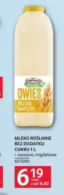 Selgros Mleko roślinne bez dodatku cukru owsiane Piątnica Roślinna oferta