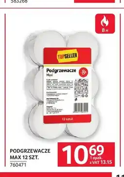 Selgros Podgrzewacze Max 12 szt. Topseller oferta