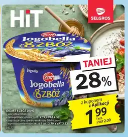 Selgros Jogurt 8 Zbóż Jogobella Zott oferta