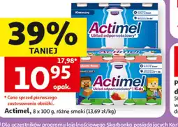 Auchan Napój mleczny Actimel oferta