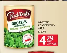 Selgros Groszek konserwowy Pudliszki oferta