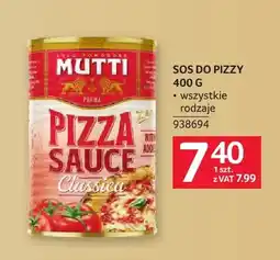 Selgros Sos do pizzy Mutti oferta
