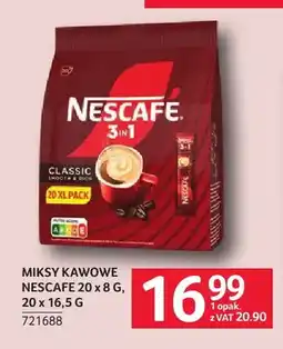 Selgros Kawa rozpuszczalna Miksy kawowe Nescafe oferta