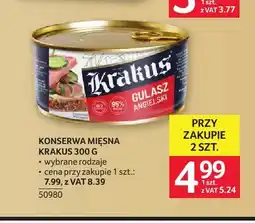 Selgros Konserwa mięsna Krakus oferta
