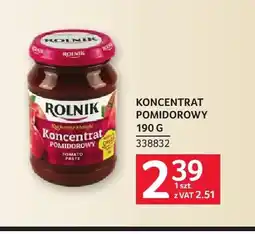 Selgros Koncentrat pomidorowy Rolnik oferta