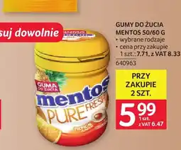 Selgros Gumy do żucia Mentos oferta