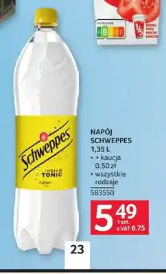 Selgros Napój gazowany Schweppes oferta