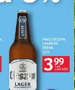 Selgros Piwo bezalkoholowe Cieszyn Lager oferta