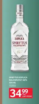 Selgros Spirytus Soplica nalewkowy 60% oferta