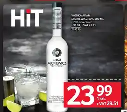 Selgros Wódka Adam Mickiewicz 40% oferta