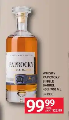 Selgros Whisky Paprocky Single Barrel 40% oferta