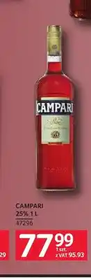 Selgros Likier Campari 25% oferta
