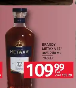 Selgros Brandy Metaxa 12* 40% oferta