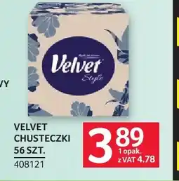 Selgros Chusteczki Velvet 56 szt oferta