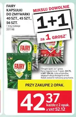 Selgros Kapsułki do zmywarki Fairy Original oferta