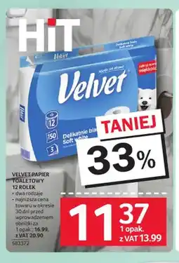 Selgros Papier toaletowy Velvet 12 rolek oferta