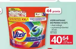 Selgros Kapsułki do prania Vizir oferta