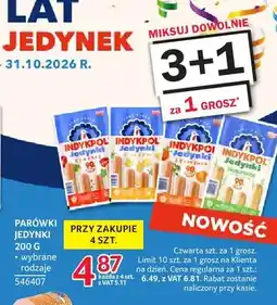 Selgros Parówki Jedynki Indykpol oferta