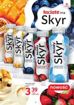 Selgros Skyr pitny mango-marakuja Łaciate oferta