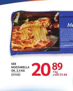 Selgros Ser mozzarella Hochland Professional oferta