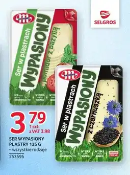 Selgros Ser Wypasiony w plastrach pomidor z bazylią Mlekovita oferta
