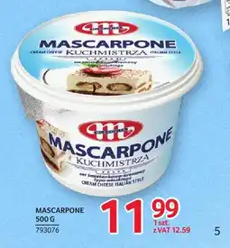 Selgros Mascarpone Kuchmistrza Mlekovita oferta