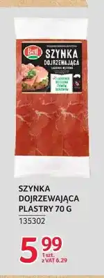 Selgros Szynka dojrzewająca plastry Bell oferta