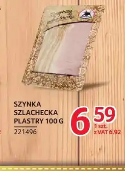 Selgros Szynka szlachecka plastry ZMB Białystok oferta