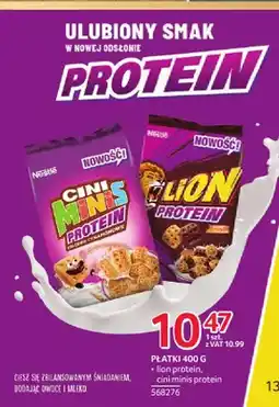 Selgros Płatki lion protein oferta