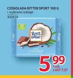 Selgros Czekolada Ritter Sport Coconut oferta