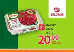 Selgros Maliny Hortex oferta