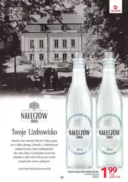 Selgros Woda gazowana Nałęczów Zdrój oferta